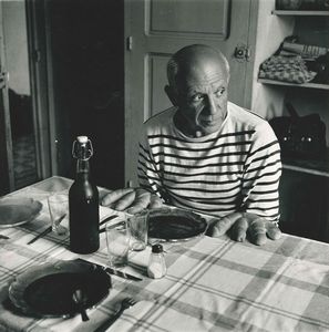 Doisneau Robert - Les pains de Picasso, 1952