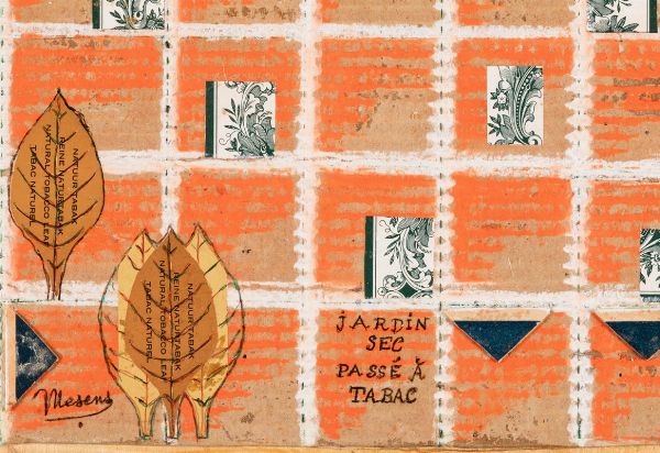 Mesens Edouard Lon Thodore : Jardin sec, Pass  tabac, 1970  - Asta Arte Moderna, Contemporanea e Fumetti - Associazione Nazionale - Case d'Asta italiane