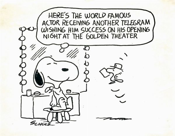 Schulz Charles : Linus e Woodstock  - Asta Arte Moderna, Contemporanea e Fumetti - Associazione Nazionale - Case d'Asta italiane