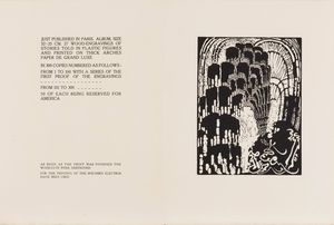 KUPKA FRANTISEK : Quatres Histoires de Blanc et Noir, 1926  - Asta Arte Moderna, Contemporanea e Fumetti - Associazione Nazionale - Case d'Asta italiane