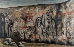 Ceretti Mino - Il muro, 1956