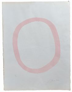 FONTANA LUCIO - Nudo rosa, 1967