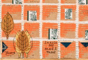 Mesens Edouard Lon Thodore : Jardin sec, Pass  tabac, 1970  - Asta Arte Moderna, Contemporanea e Fumetti - Associazione Nazionale - Case d'Asta italiane