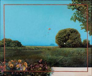Giannini Giuseppe - Nel paesaggio destate, 1977