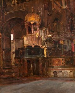 Giuseppe Canella - Venezia, il pulpito della basilica di San Marco