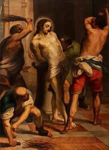 Atelier di Marco Benefial (Roma 1684  1764) - Flagellazione di Cristo
