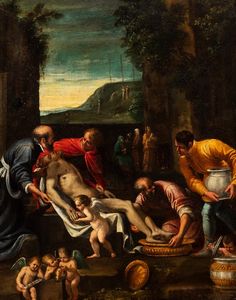 Emilio Savonanzi - Deposizione di Cristo nel sepolcro
