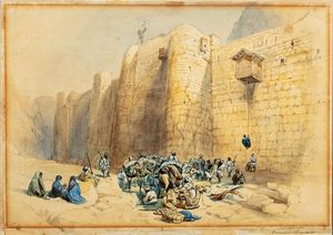 William Henry Bartlett - Israele, il Convento di Santa Caterina sul Monte Sinai
