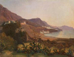 Edmund Hottenroth - Ischia, veduta di Monte Vico