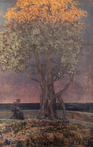 Luigi Conconi - Donna sotto l'albero