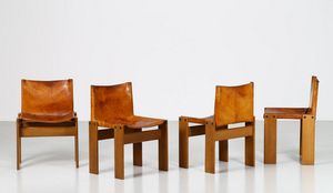 SCARPA AFRA (1937 -2011) & TOBIA (n. 1935) - Quattro sedie