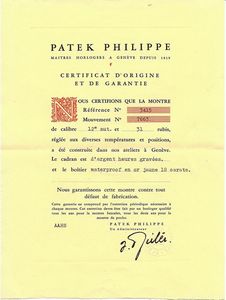 PATEK PHILIPPE CALATRAVA REF. 3415 N. 7663XX ANNO 1959  - Asta Orologi da polso e da tasca - Associazione Nazionale - Case d'Asta italiane