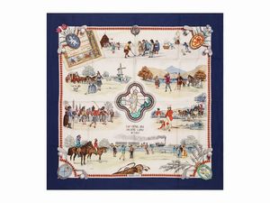 Herms - Foulard Royal and Ancient Game of Golf