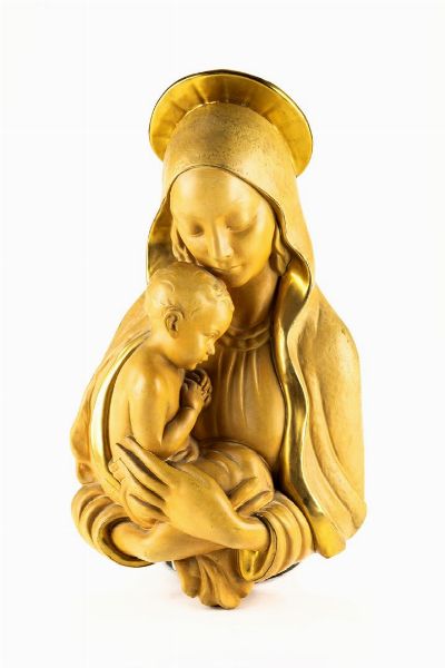 ZACCAGNINI : Madonna con bambino  - Asta Asta 156 - Dipinti, sculture, arti decorative - Associazione Nazionale - Case d'Asta italiane