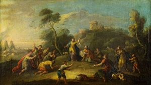 ZAIS GIUSEPPE (Attribuito) Forno di Canale 1709-1784 Treviso - Scena pastorale