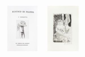 CALANDRI MARIO Torino 1914 - 1993 - Rustico di Filippo - I sonetti 1985
