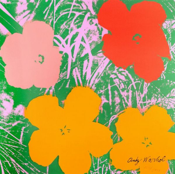 WARHOL ANDY USA 1927 - 1987 : Flowers  - Asta Asta 159 - Dipinti, sculture, grafica - Associazione Nazionale - Case d'Asta italiane