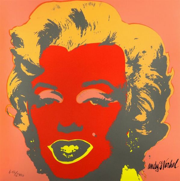 WARHOL ANDY USA 1927 - 1987 : Marilyn Monroe  - Asta Asta 159 - Dipinti, sculture, grafica - Associazione Nazionale - Case d'Asta italiane