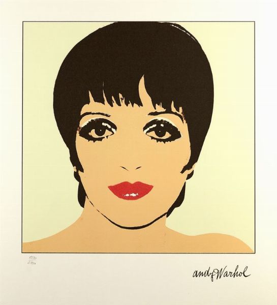 WARHOL ANDY USA 1927 - 1987 : Liza Minnelli  - Asta Asta 159 - Dipinti, sculture, grafica - Associazione Nazionale - Case d'Asta italiane