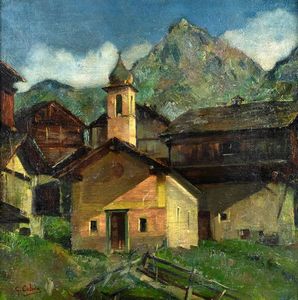 COLMO GIOVANNI Torino 1867 - 1947 - Nei pressi di Antagnod - Valle d'Aosta