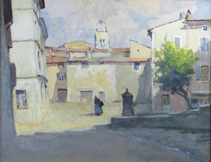 CAHOURS HENRY M. F 1889 - 1974 - Villaggio in Provenza