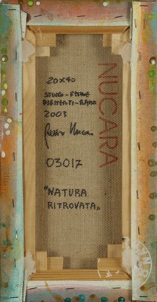 NUCARA RENZO (n. 1955) : Natura ritrovata.  - Asta ASTA 274 - ARTE MODERNA (online) - Associazione Nazionale - Case d'Asta italiane