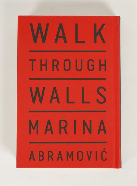 ABRAMOVIC MARINA (n. 1946) : Wall through walls.  - Asta ASTA 274 - ARTE MODERNA (online) - Associazione Nazionale - Case d'Asta italiane