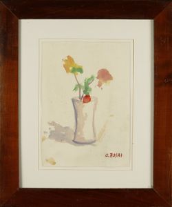 ROSAI OTTONE (1895 - 1957) - Fiori nel vaso.