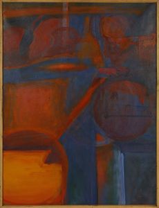 FRANCESE FRANCO (1920 - 1996) - Studio per tramonto in citt.