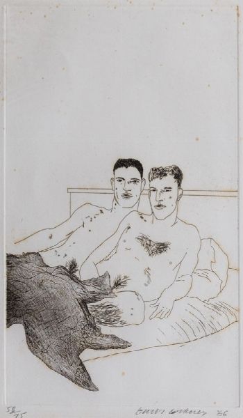 David Hockney : The beginning  - Asta Libri, Autografi e Stampe - Associazione Nazionale - Case d'Asta italiane