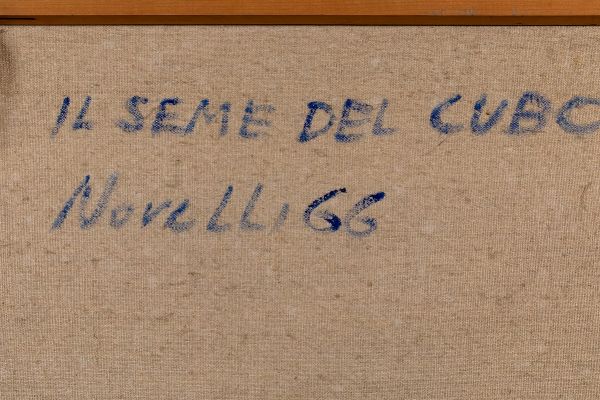 NOVELLI GASTONE : Il seme del cubo, 1966  - Asta Arte Moderna e Contemporanea - Associazione Nazionale - Case d'Asta italiane