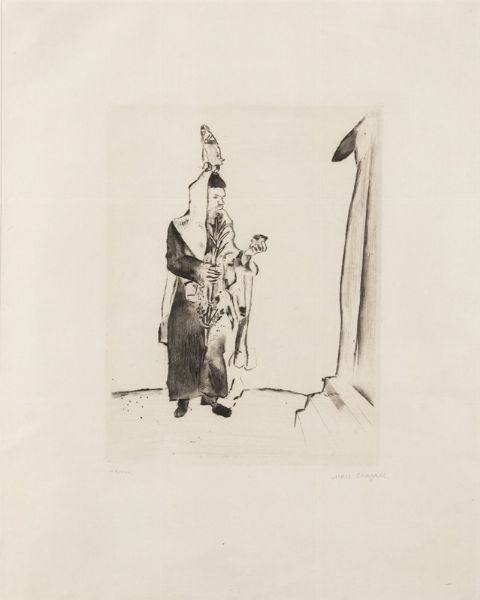 CHAGALL MARC : Der Rabbi, 1922  - Asta Arte Moderna e Contemporanea - Associazione Nazionale - Case d'Asta italiane