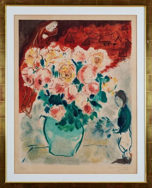 CHAGALL MARC : Le bouquet, 1955  - Asta Arte Moderna e Contemporanea - Associazione Nazionale - Case d'Asta italiane