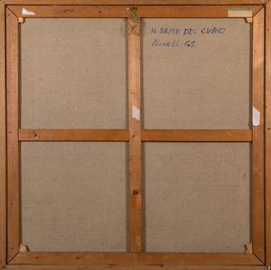NOVELLI GASTONE : Il seme del cubo, 1966  - Asta Arte Moderna e Contemporanea - Associazione Nazionale - Case d'Asta italiane