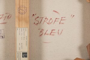 DORAZIO PIERO : Strofe bleu, 1980  - Asta Arte Moderna e Contemporanea - Associazione Nazionale - Case d'Asta italiane