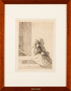 Pissarro Camille : La Negresse, 1867  - Asta Arte Moderna e Contemporanea - Associazione Nazionale - Case d'Asta italiane