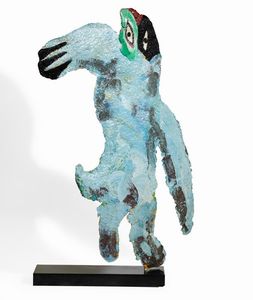 De Guimaraes José : Pássaro azul, 1986  - Asta Arte Moderna e Contemporanea - Associazione Nazionale - Case d'Asta italiane