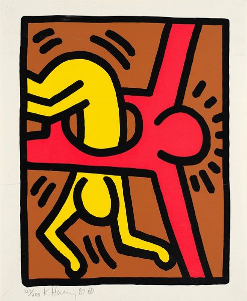 Keith Haring : Pop Shop IV: one print  - Asta Arte Moderna e Contemporanea - Associazione Nazionale - Case d'Asta italiane