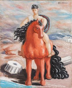 Giorgio de Chirico - Cavallo e cavaliere