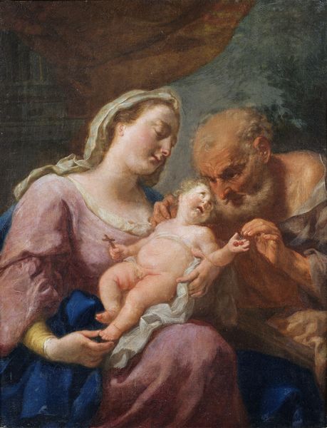 TRAVERSI GASPARE (1722 - 1769) : Madonna con San Giuseppe e il Bambino.  - Asta ASTA 277 - ARTE ANTICA E DEL XIX SECOLO - Associazione Nazionale - Case d'Asta italiane