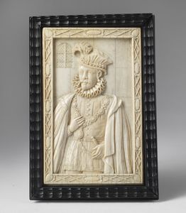 MANIFATTURA FRANCESE DEL XVII SECOLO - Ritratto di Carlo IX, Re di Francia.