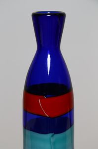 BIANCONI FULVIO (1915 - 1996) : Bottiglia  - Asta ASTA 275 - VETRI DI MURANO E CERAMICHE - Associazione Nazionale - Case d'Asta italiane