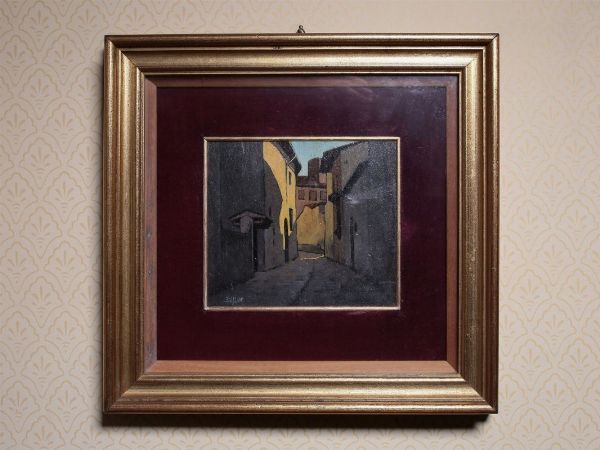 Lotto di dipinti  - Asta House Sale: Arredi e dipinti da Villa Il roseto a San Domenico (Firenze) - Associazione Nazionale - Case d'Asta italiane
