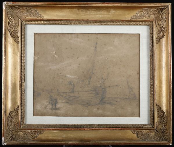 Coppia di disegni con imbarcazioni, fine XIX secolo  - Asta Arte Marinara - Associazione Nazionale - Case d'Asta italiane
