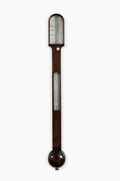Barometro da parete tipo Stick, Inghilterra fine XIX secolo  - Asta Arte Marinara - Associazione Nazionale - Case d'Asta italiane