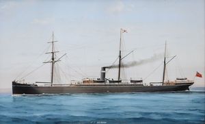 De Simone Antonio - Ritratto della SS Manora in navigazione