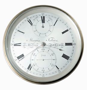 Cronometro da marina a 8 giorni di carica, Tobias Morris, Londra XIX secolo  - Asta Arte Marinara - Associazione Nazionale - Case d'Asta italiane