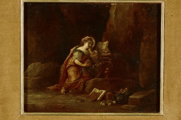 Teniers David : Maddalena penitente  - Asta Dipinti Antichi - Associazione Nazionale - Case d'Asta italiane