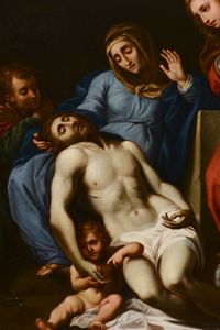 CARRACCI ANNIBALE : La Deposizione di Cristo  - Asta Dipinti Antichi - Associazione Nazionale - Case d'Asta italiane