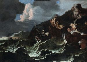 Van Plattenberg Matthieu - Tempesta di mare
